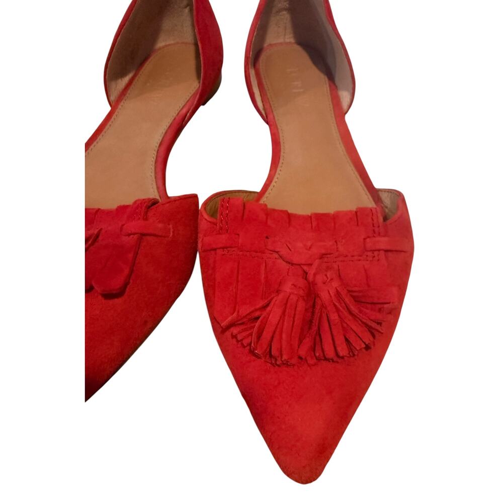 J Crew Leather Point Flats - Picture 2 of 5
